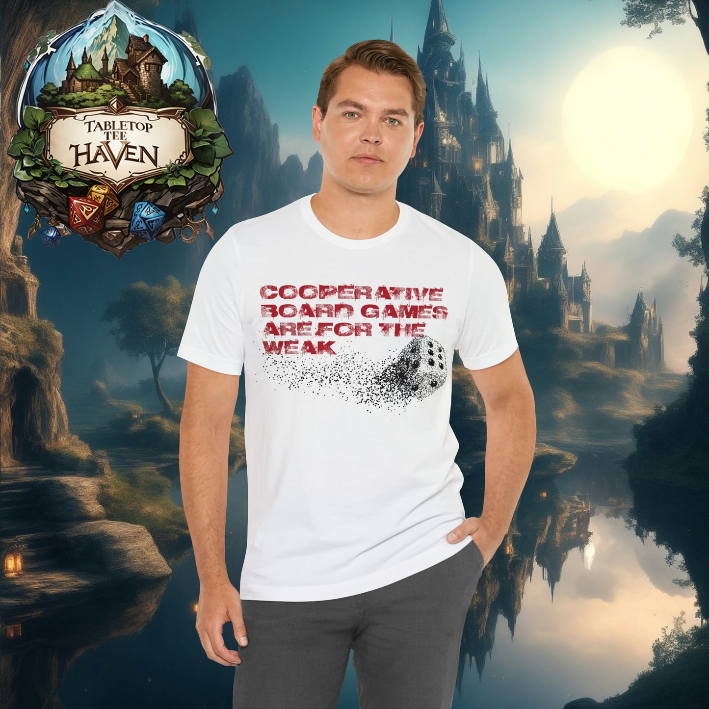 Cooperative Board Games are for the Weak | Unisex Jersey Short Sleeve Tee