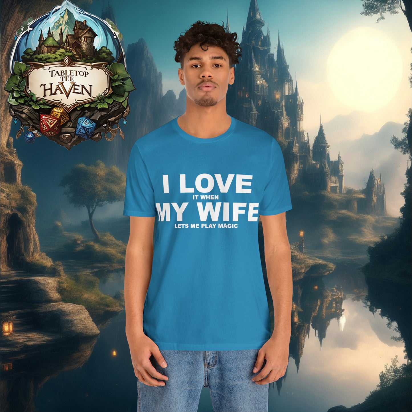 I Love My Wife MTG | Unisex Jersey Short Sleeve Tee