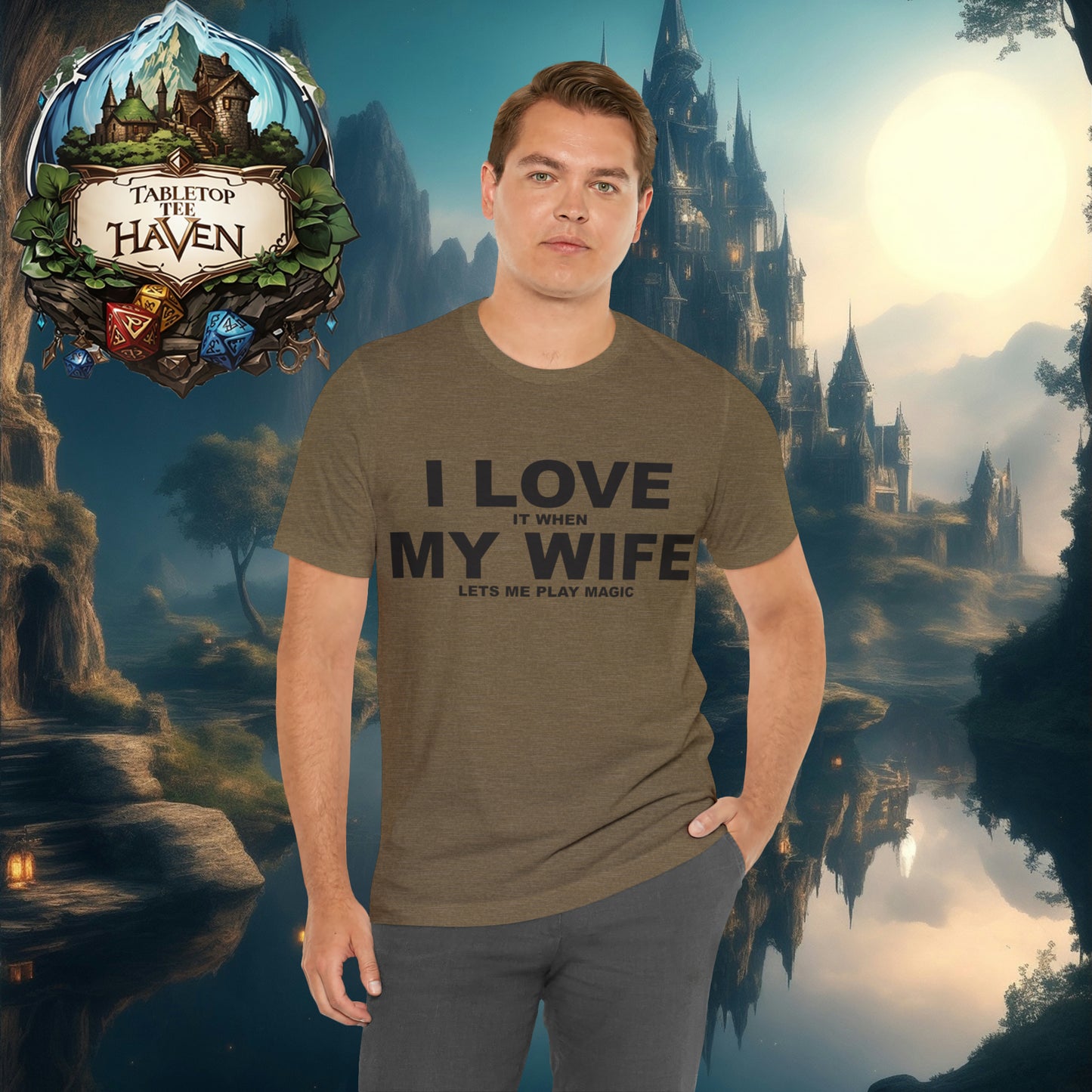 I Love My Wife MTG | Unisex Jersey Short Sleeve Tee