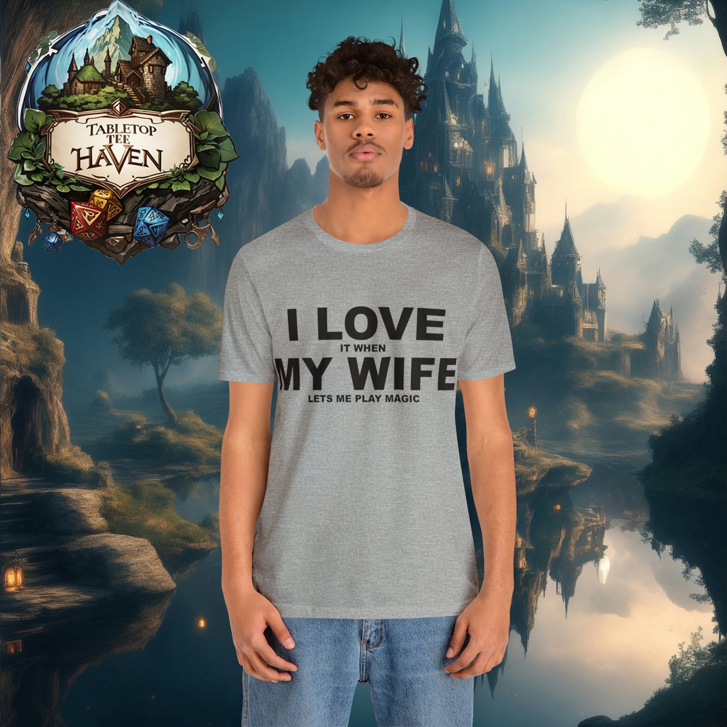 I Love My Wife MTG | Unisex Jersey Short Sleeve Tee