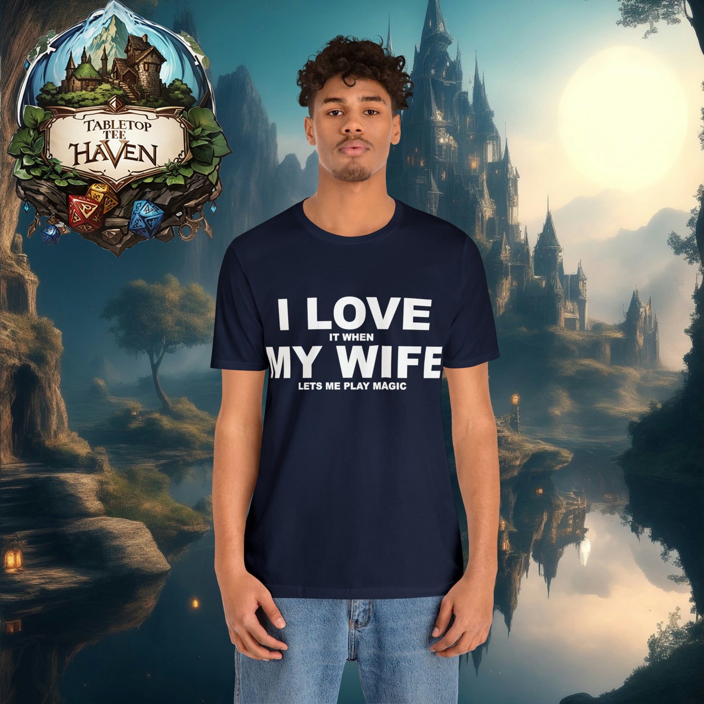 I Love My Wife MTG | Unisex Jersey Short Sleeve Tee