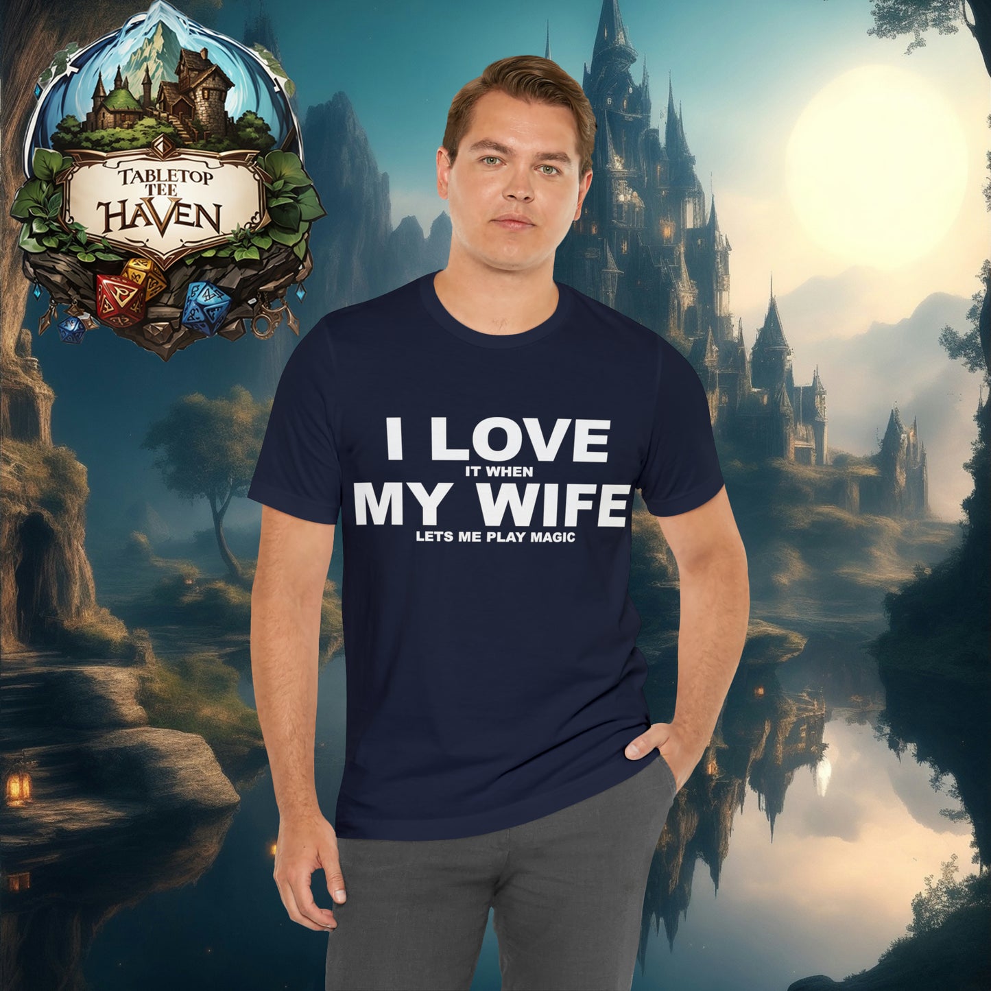 I Love My Wife MTG | Unisex Jersey Short Sleeve Tee
