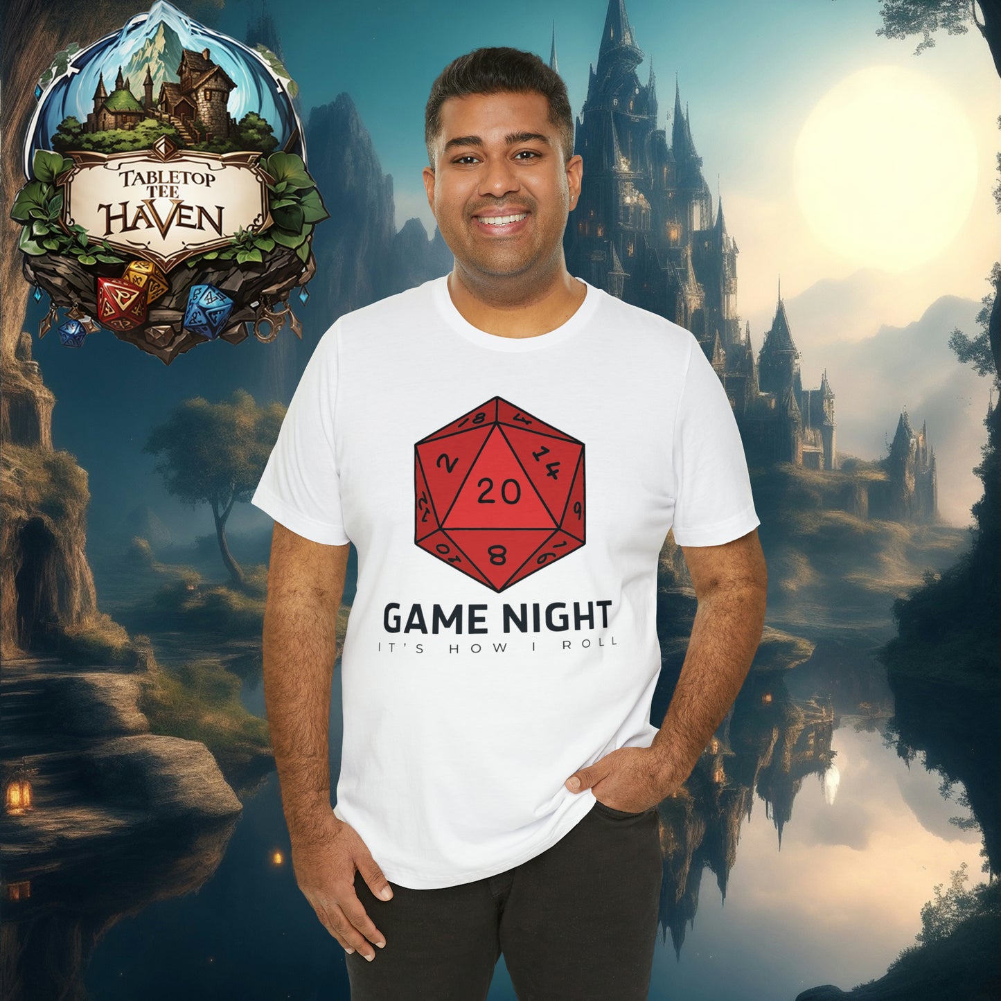 Game Night - How I Roll | Unisex Jersey Short Sleeve Tee