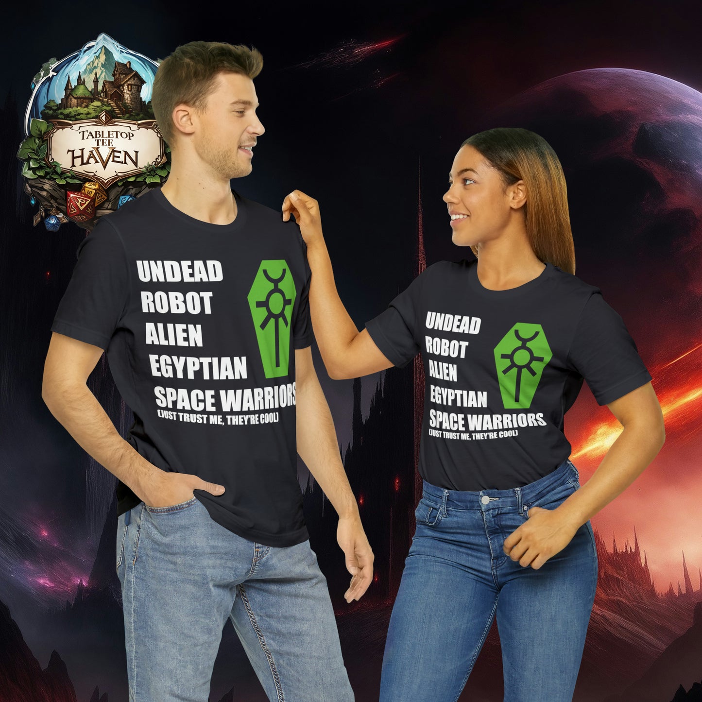 Explaining Necrons | Unisex Jersey Short Sleeve Tee
