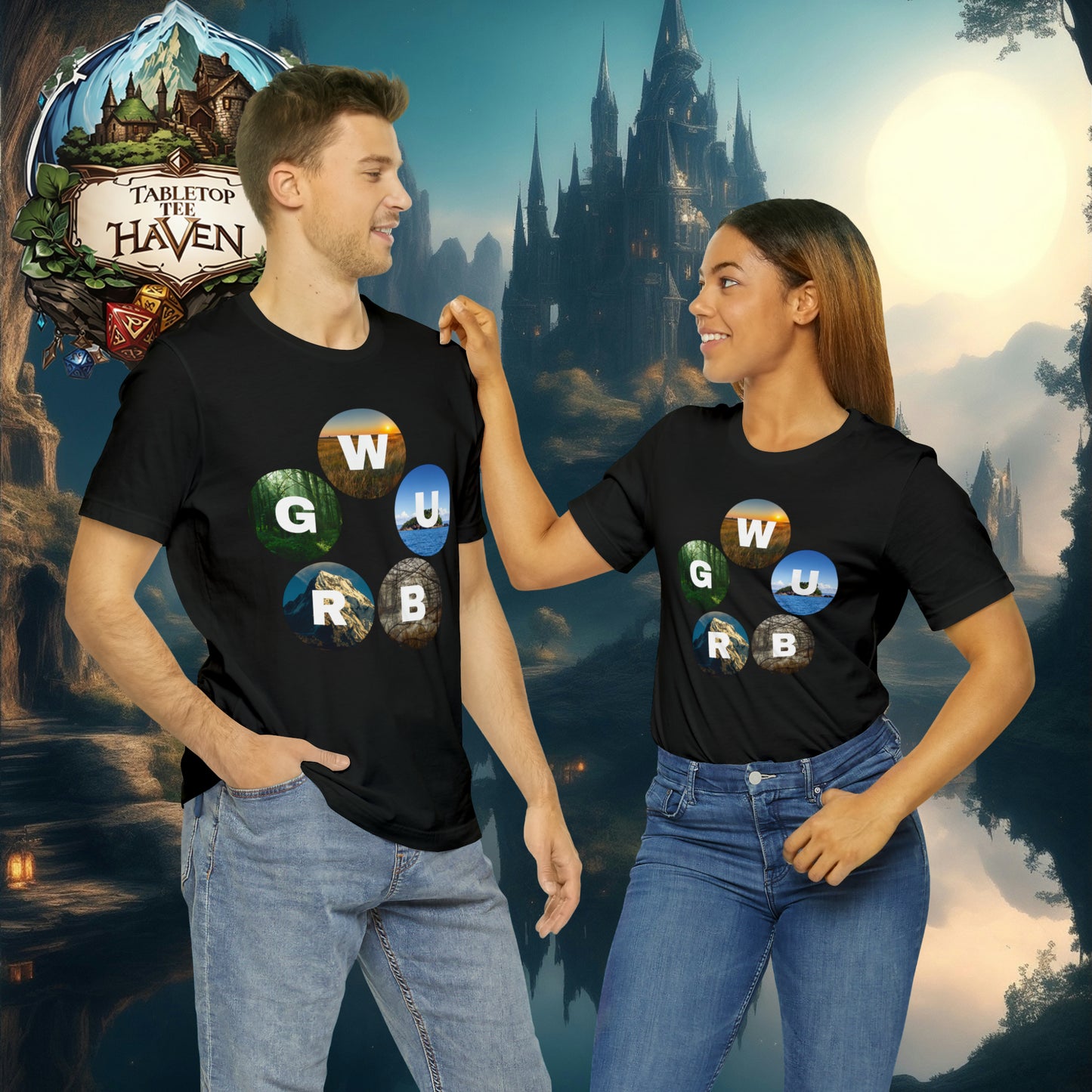 MTG - WUBRG | Unisex Jersey Short Sleeve Tee