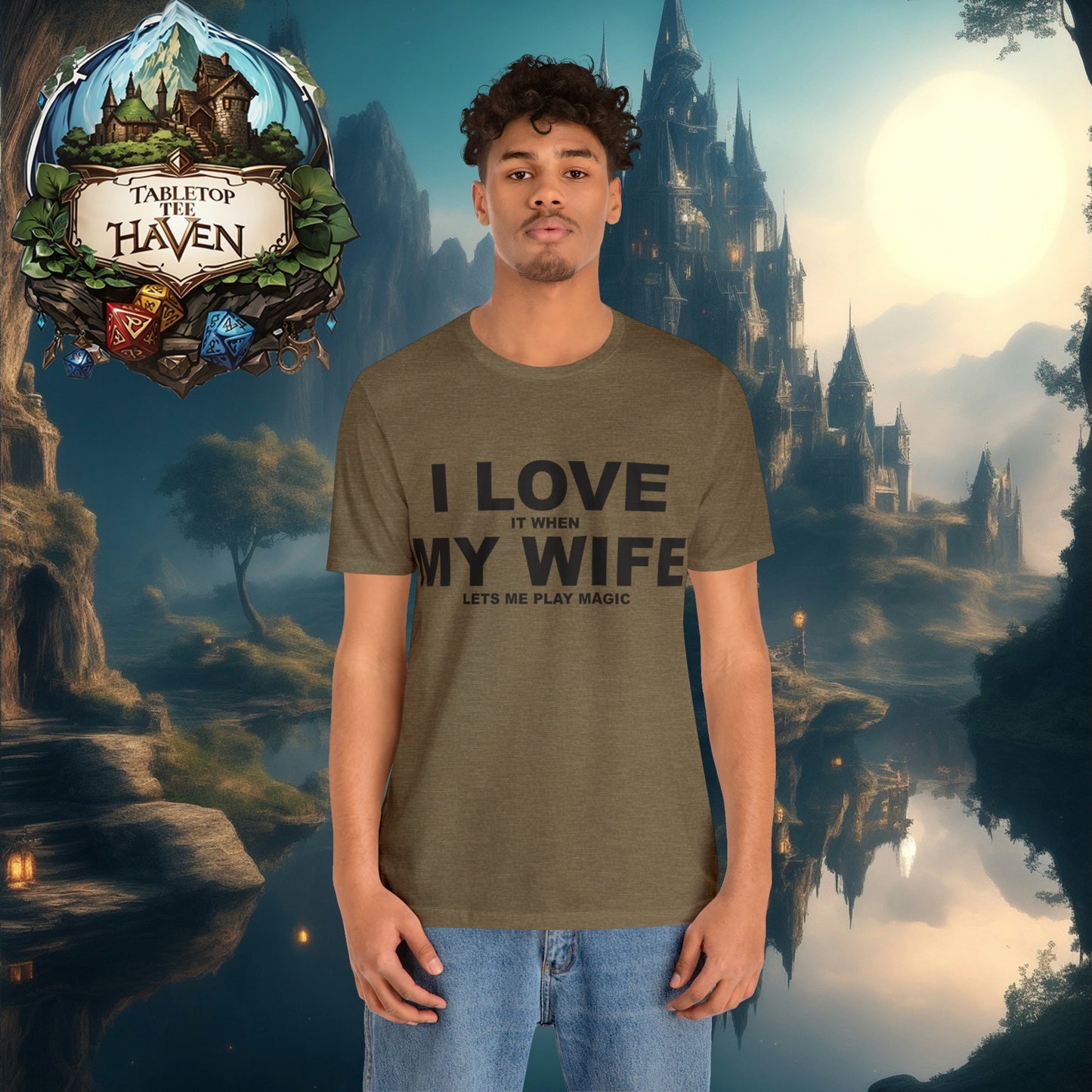 I Love My Wife MTG | Unisex Jersey Short Sleeve Tee