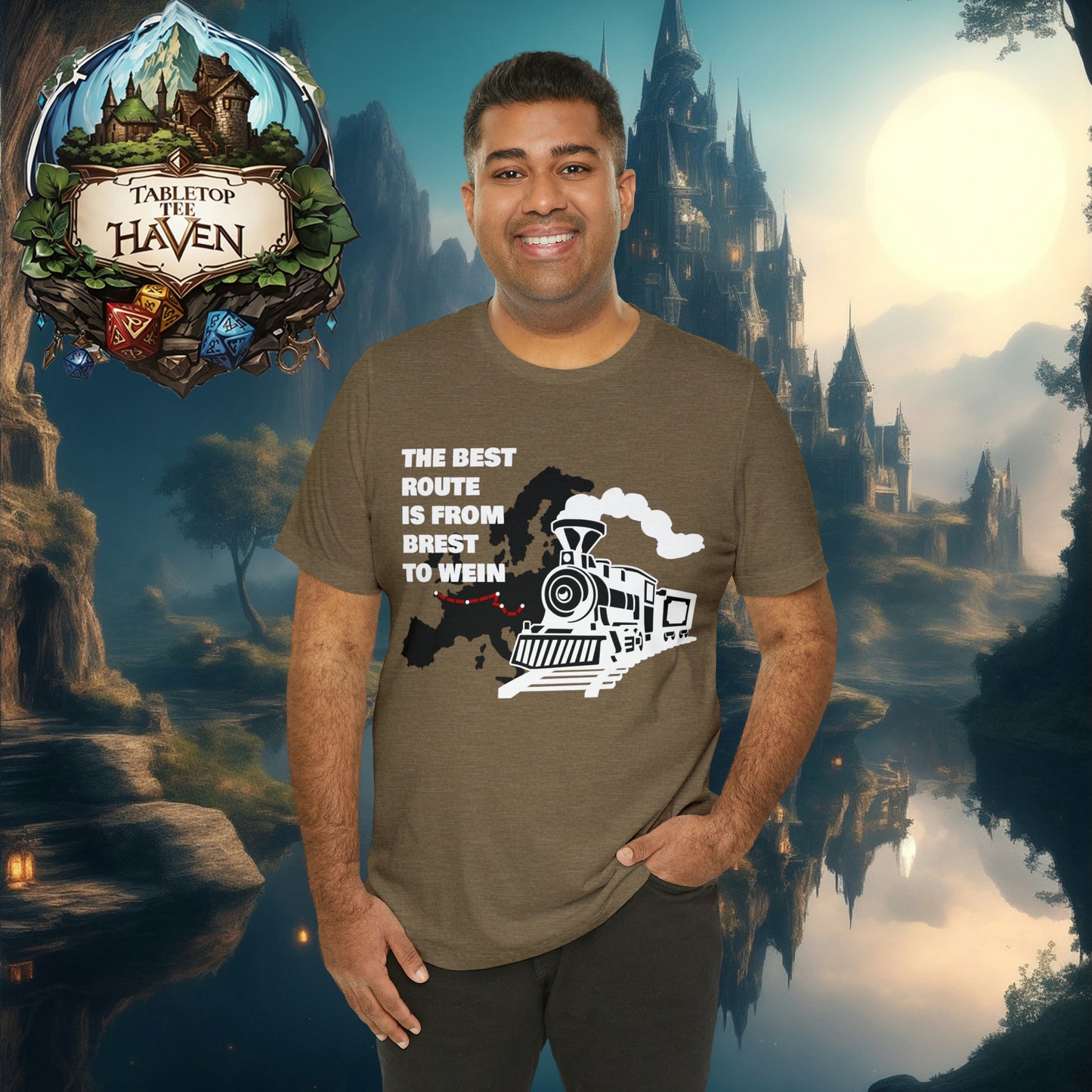 Ticket to Ride - Brest to Wein | Unisex Jersey Short Sleeve Tee