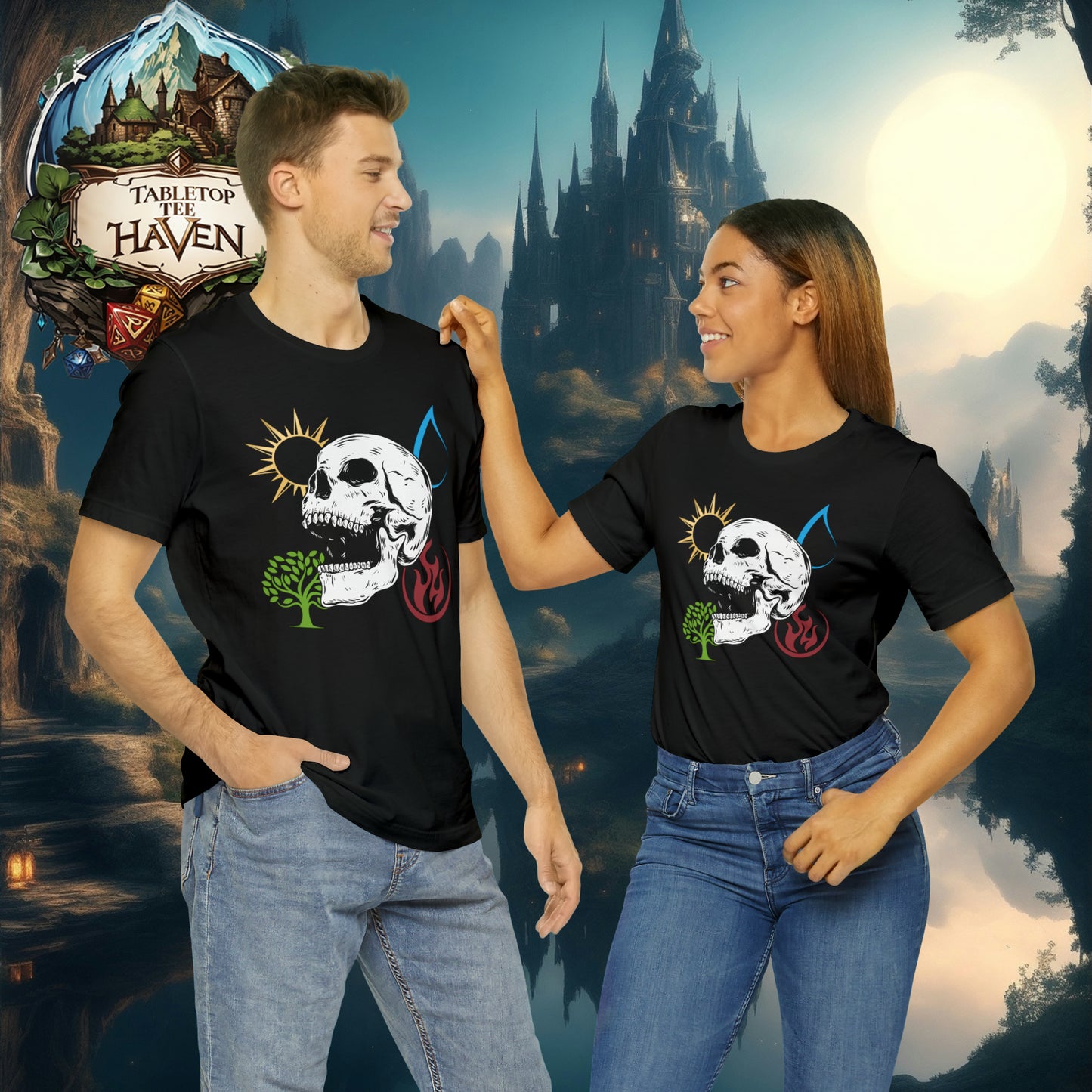 MTG - Black Laughs Last | Unisex Jersey Short Sleeve Tee