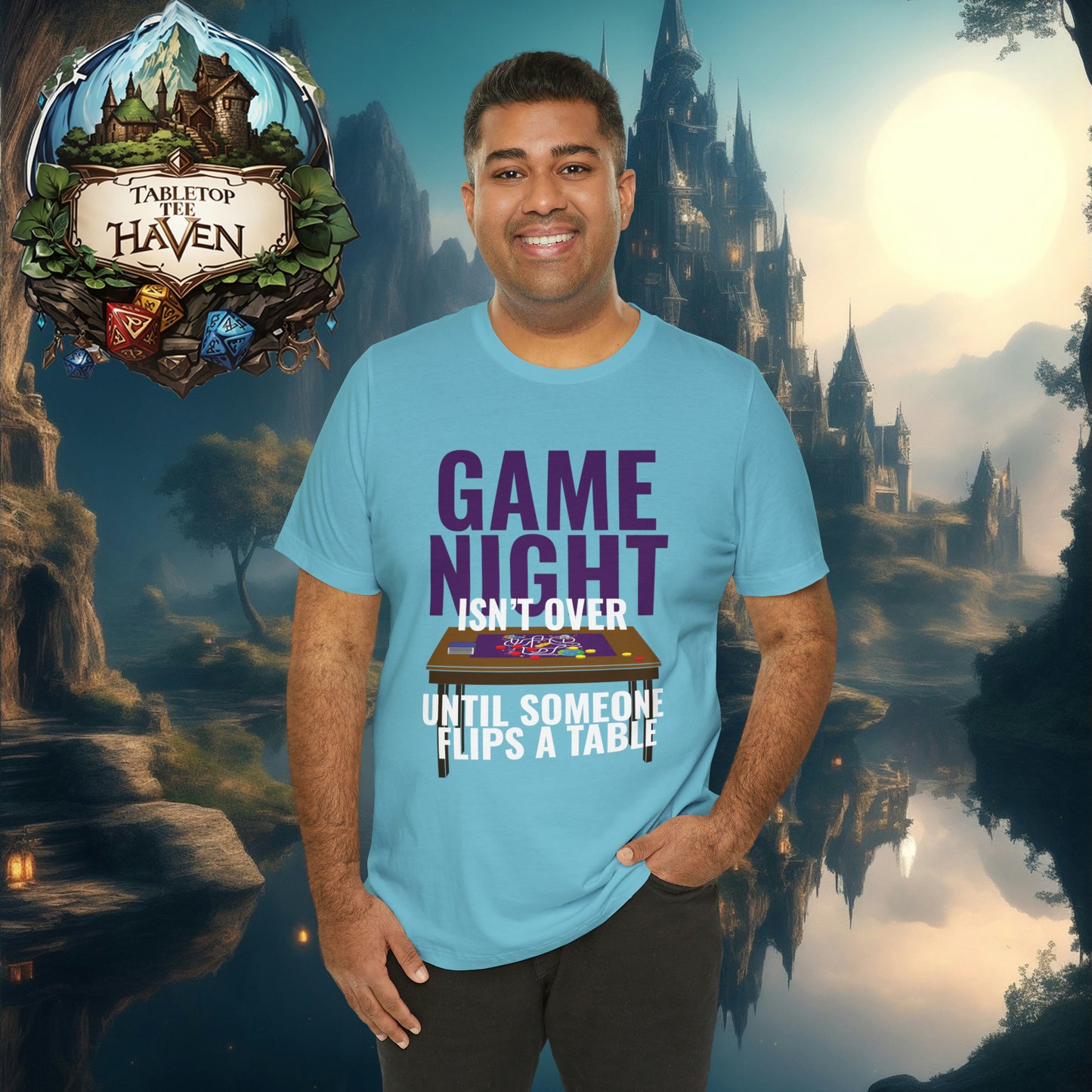 Flip a Table | Unisex Jersey Short Sleeve Tee