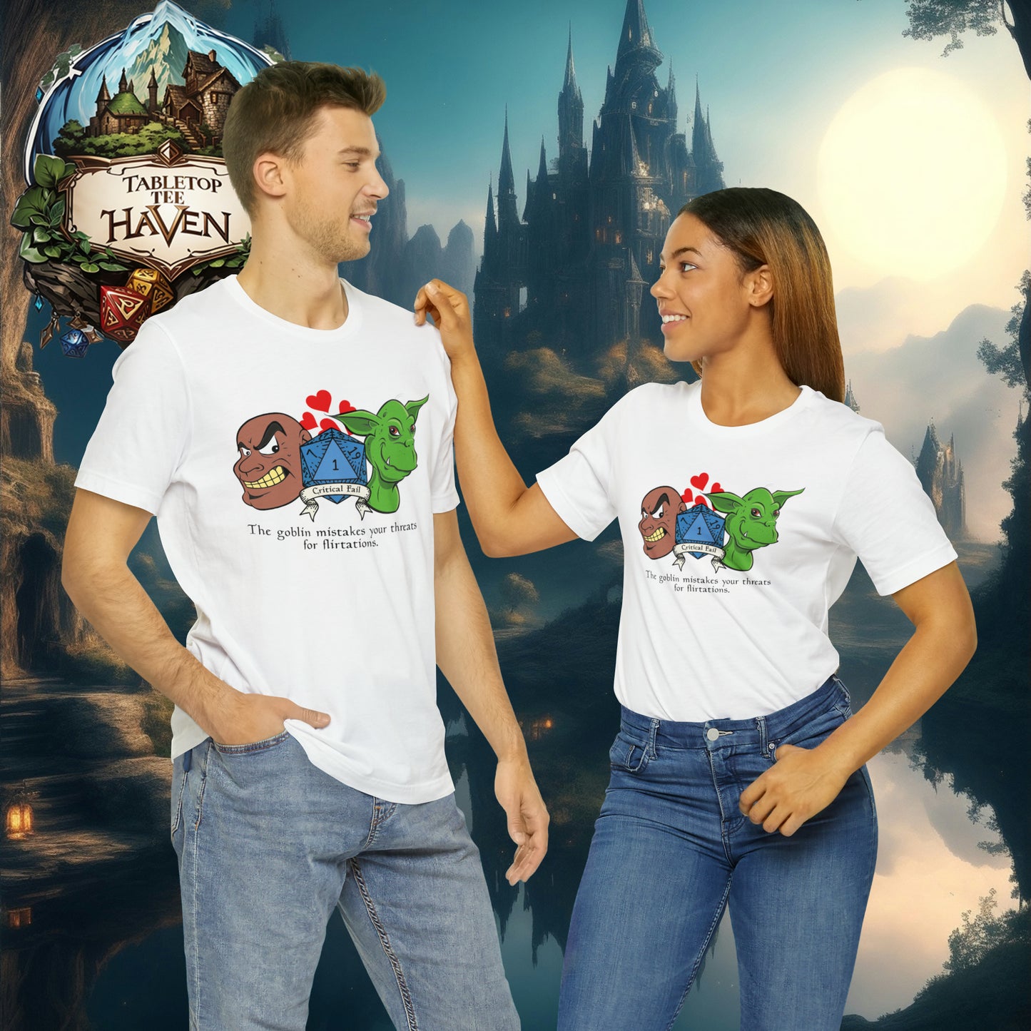 Critical Fail - Flirting | Unisex Jersey Short Sleeve Tee