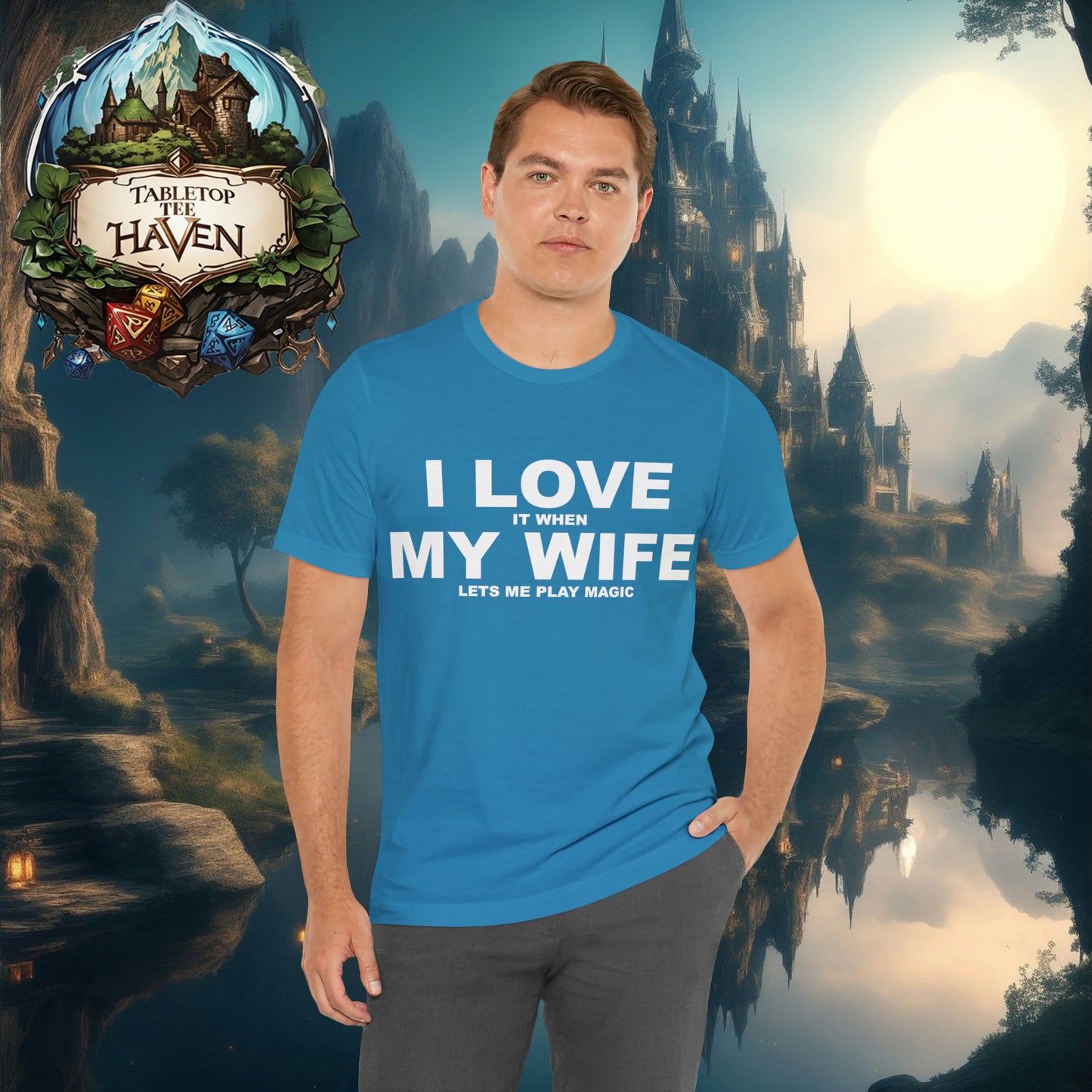 I Love My Wife MTG | Unisex Jersey Short Sleeve Tee