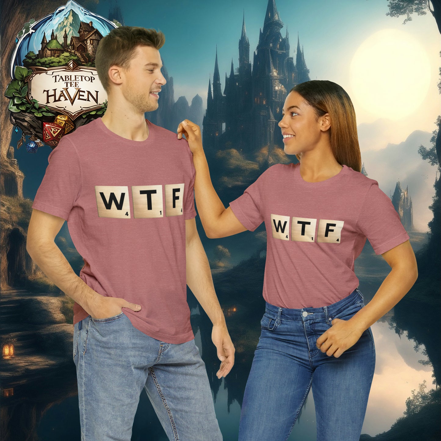 Scrabble - WTF | Unisex Jersey Short Sleeve Tee