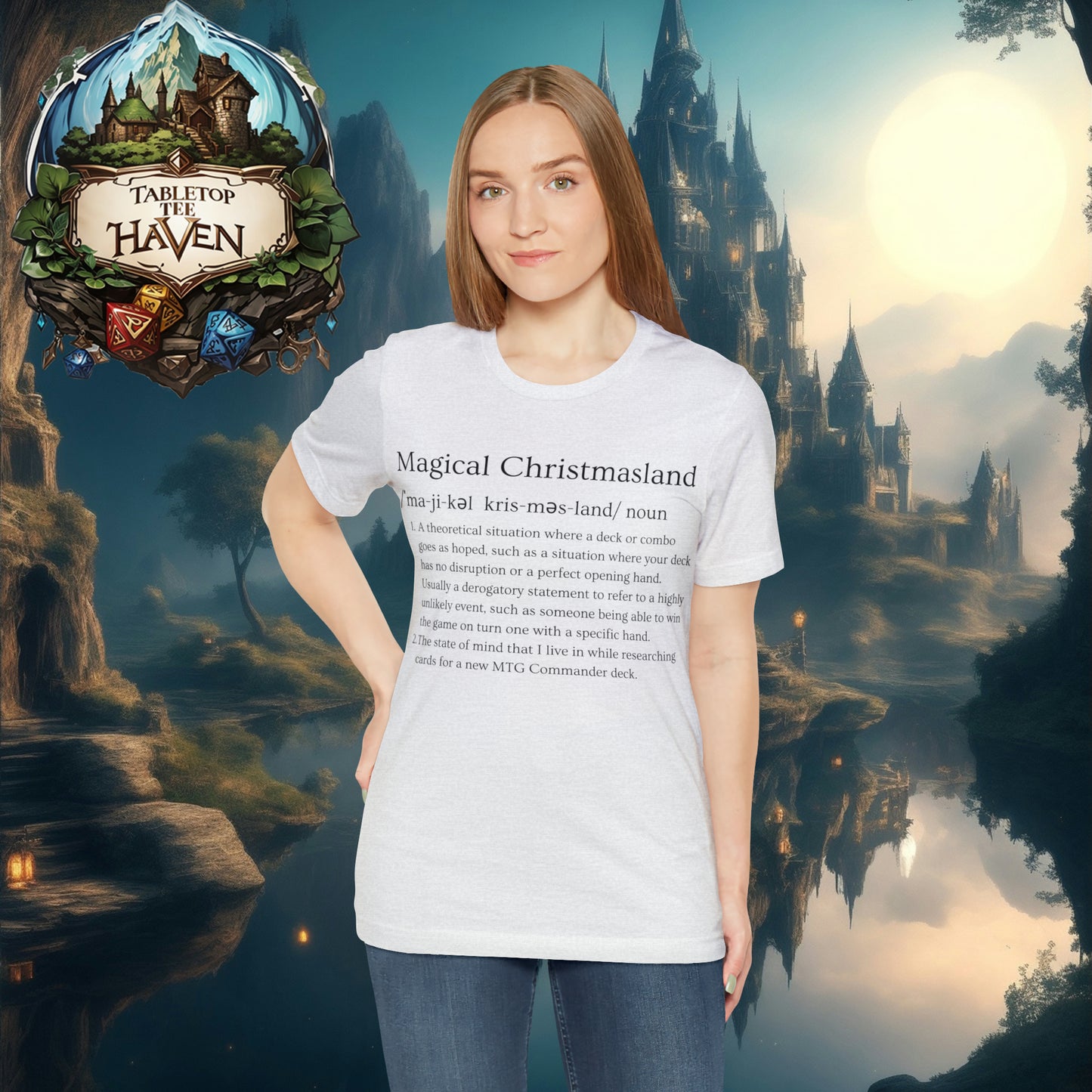 MTG Magical Christmasland Definition | Unisex Jersey Short Sleeve Tee