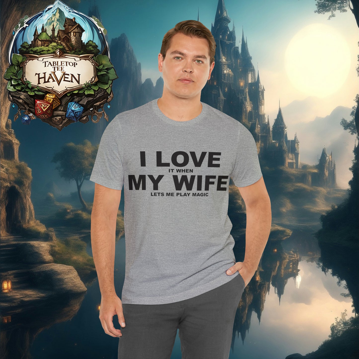 I Love My Wife MTG | Unisex Jersey Short Sleeve Tee