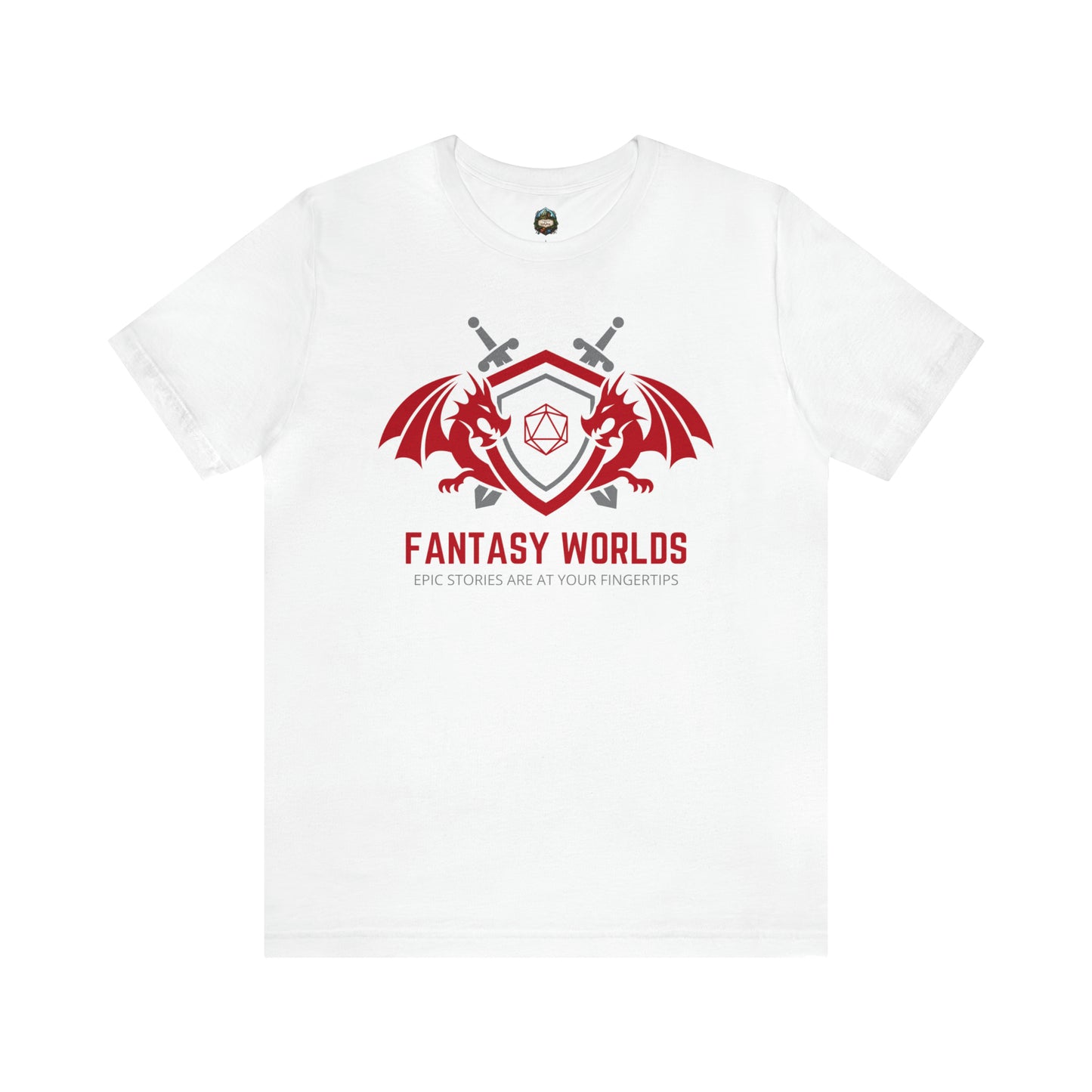 Fantasy Worlds - Epic Stories at Your Fingertips | Unisex Jersey Short Sleeve Tee