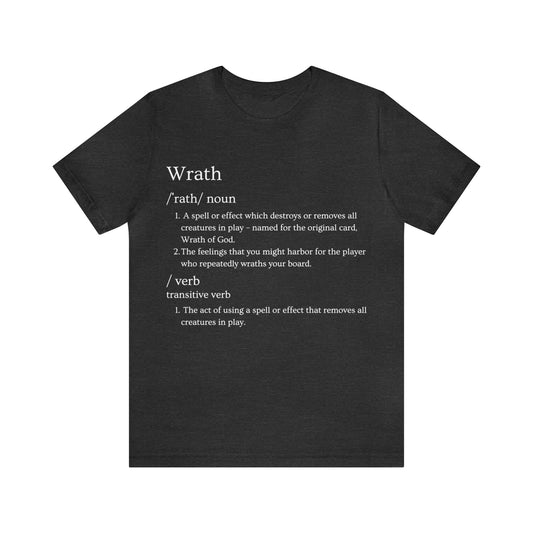 MTG Wrath Definition | Unisex Jersey Short Sleeve Tee